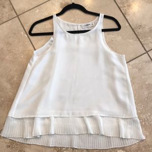 Abercrombie and Fitch sheer cream blouse